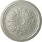 Ekena Millwork Luton Ceiling Medallion (Fits Canopies up to 1 1/8"), Hand-Painted Flash Copper, 15 3/4"OD x 5/8"P CM16LUFCS - alternate 1